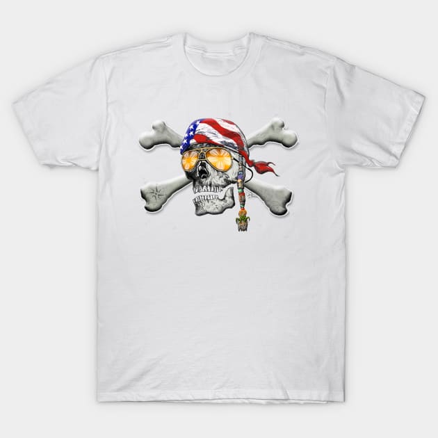 Pirate Skull T-Shirt by Dual Rogue